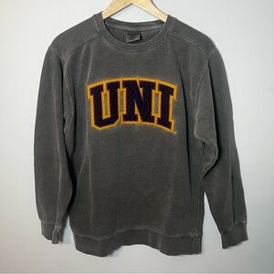 University of Northern Iowa (UNI) Panthers Crewneck Adult S Gray Sweatshirt